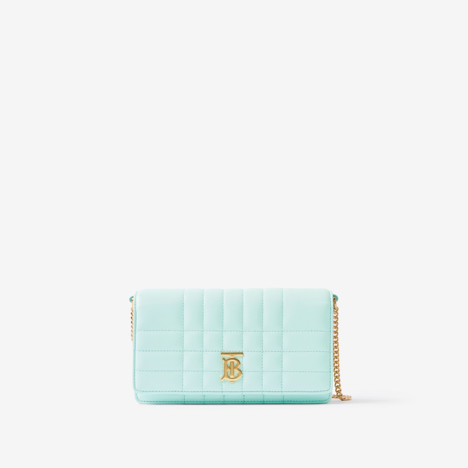 Lola Clutch in Cool Mint - Women | Burberry® Official