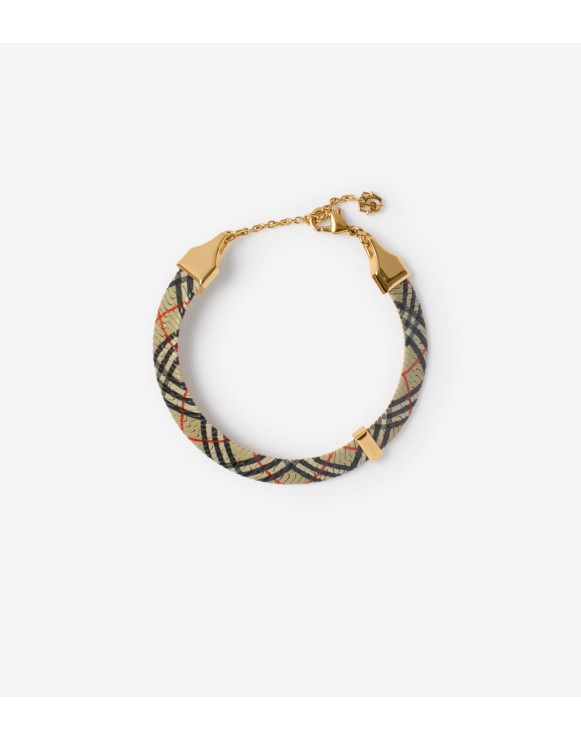 Check Print Bracelet