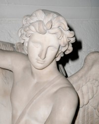 Shot of Stone Statue of an angel