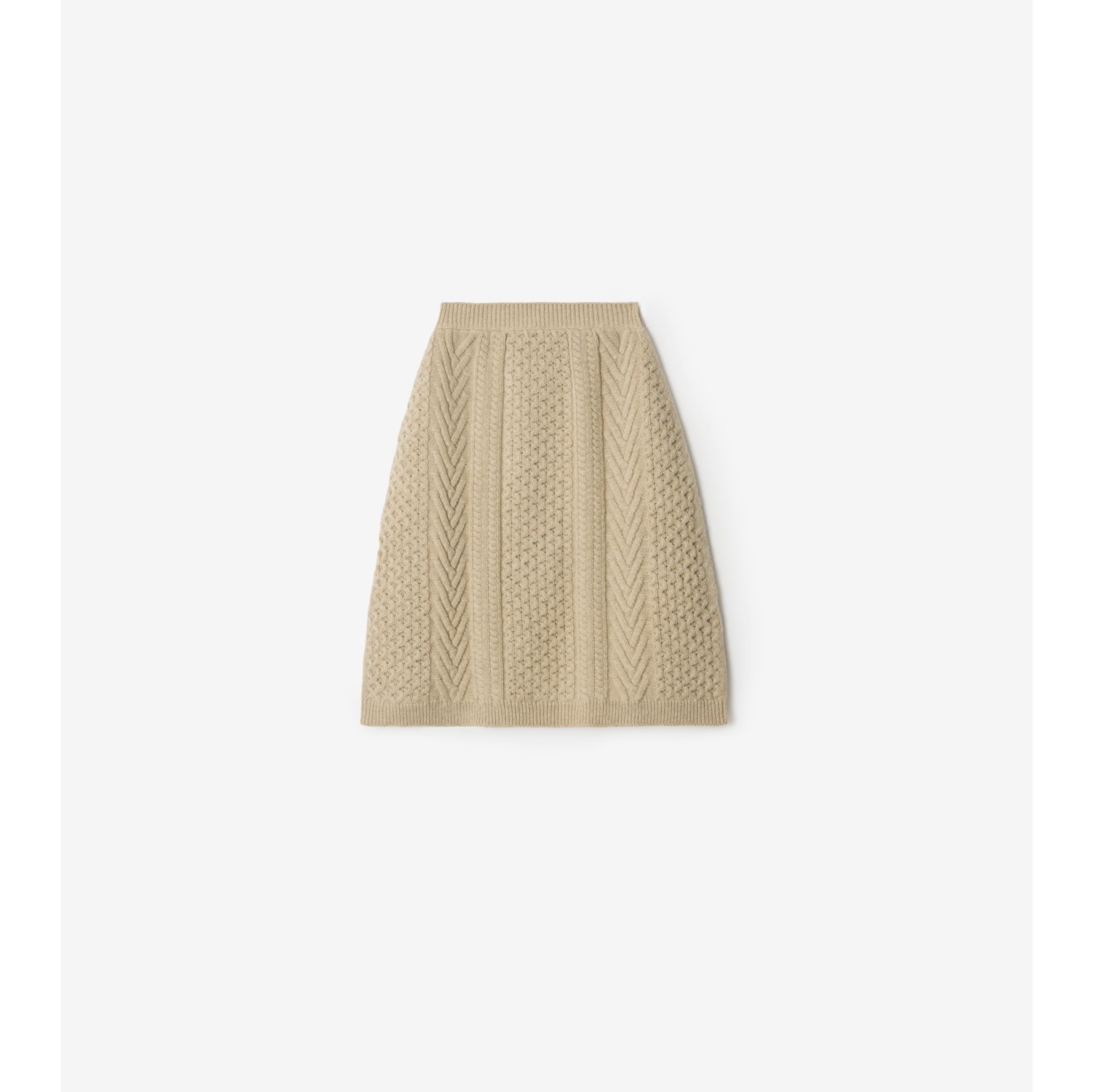 EKD Aran Knit Wool Skirt