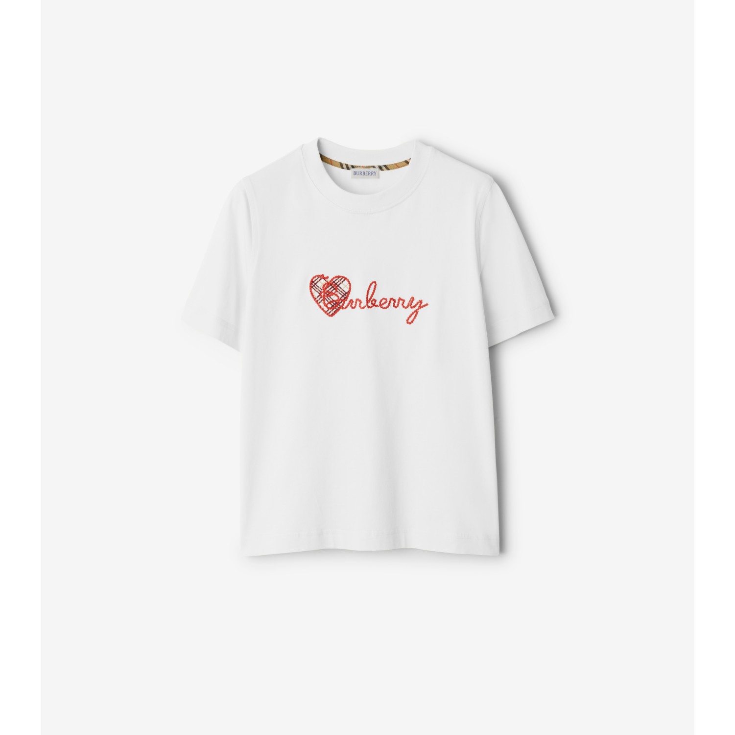 Heart Logo Cotton T-shirt