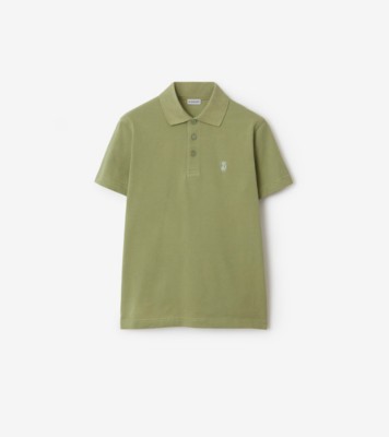 Baumwoll-Poloshirt (Artichoke) - Herren, Baumwolle | Burberry®