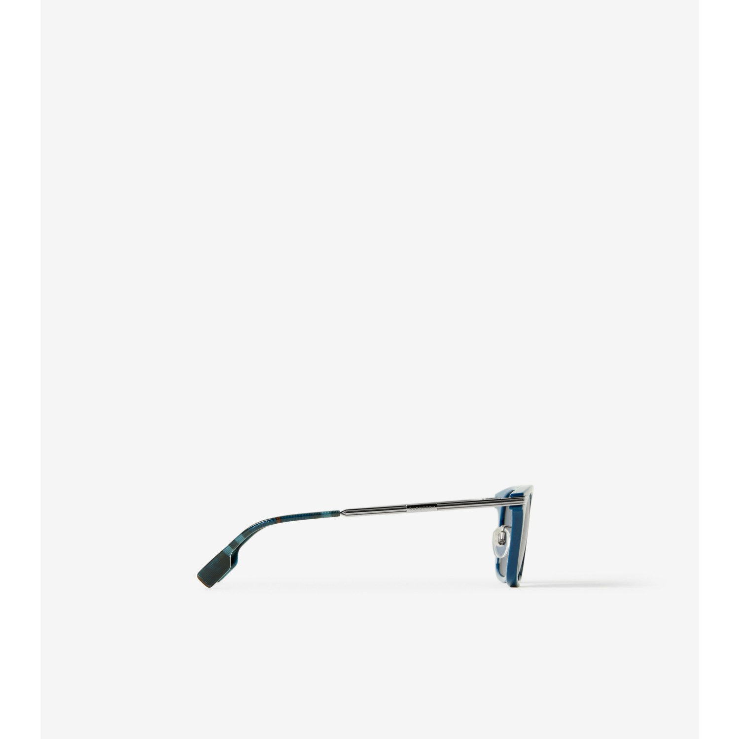 Square Frame Sunglasses in Deep Navy - Men | Burberry® Official