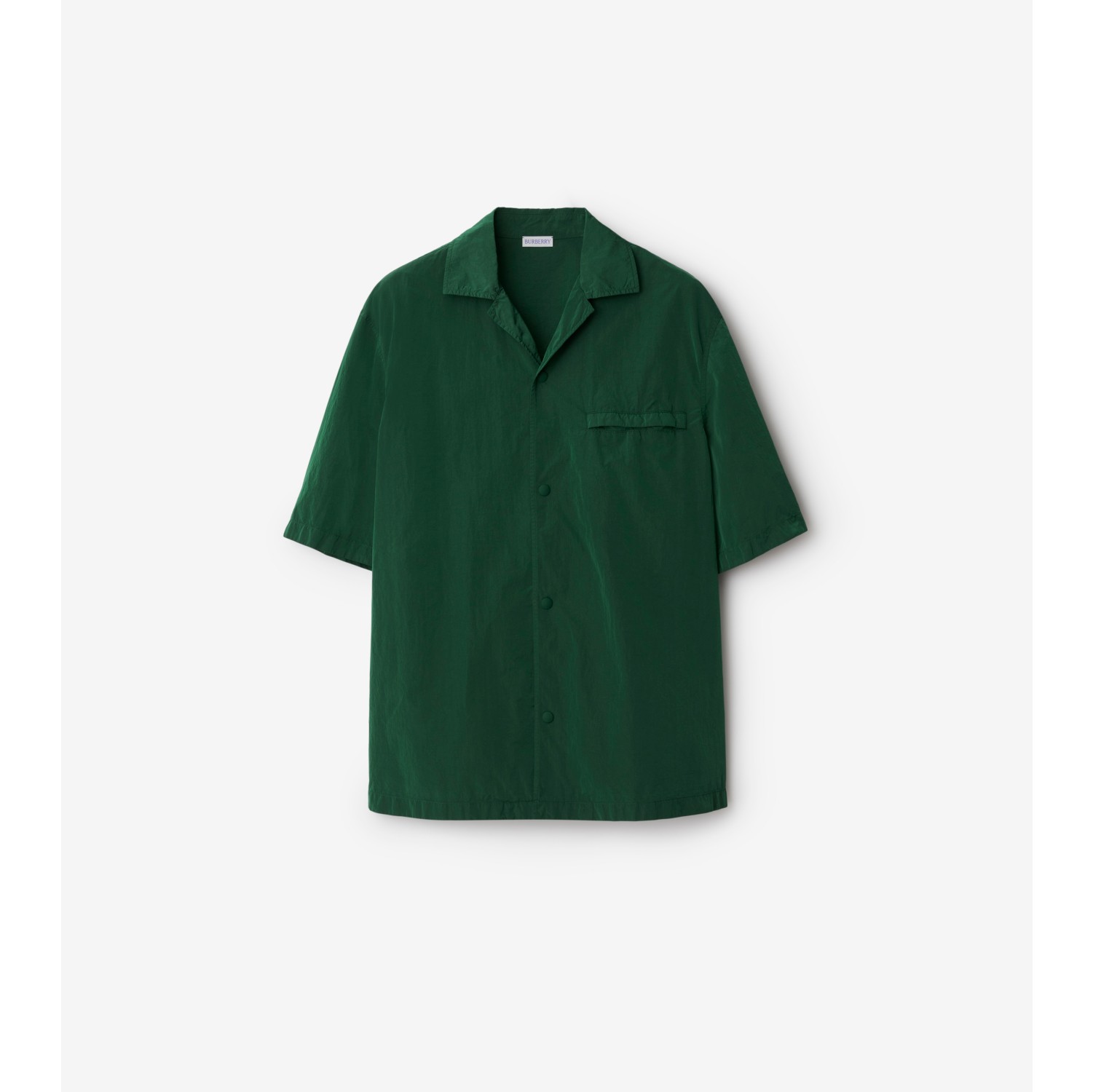 Nylon Shirt in Ivy - Men | Burberry® Official