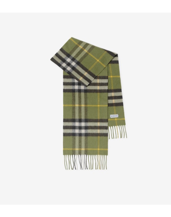 Check Cashmere Scarf