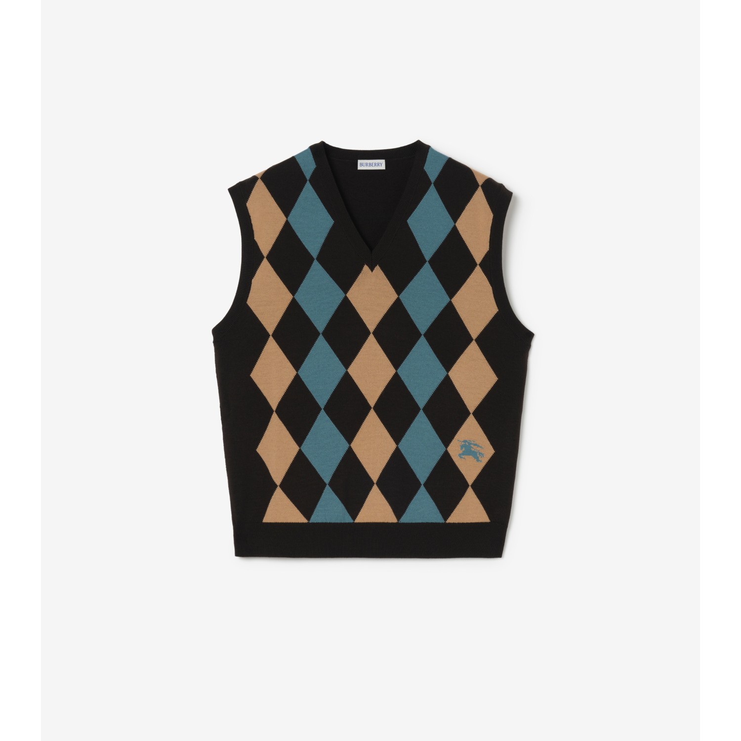 Argyle Wool Sweater Vest