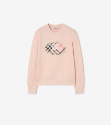 Check Knight Stamp Cotton Sweatshirt Compact ®
