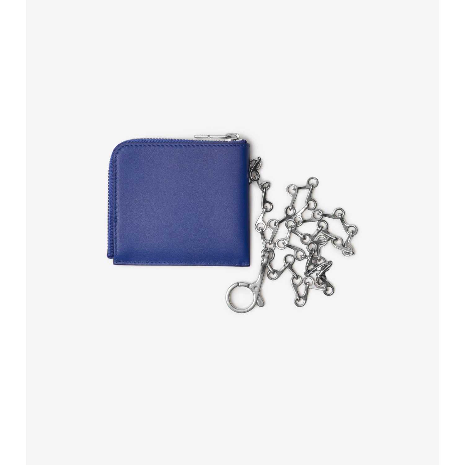 Leather B Chain Wallet in Knight - Men