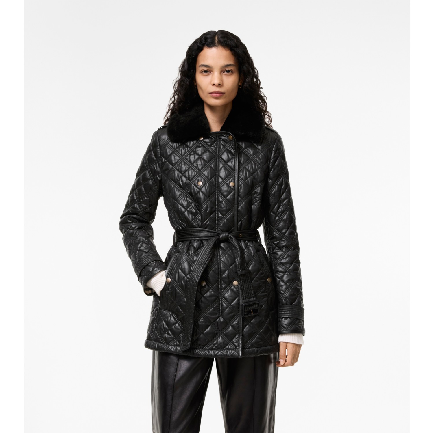 Quilted Nylon Rosedale Coat