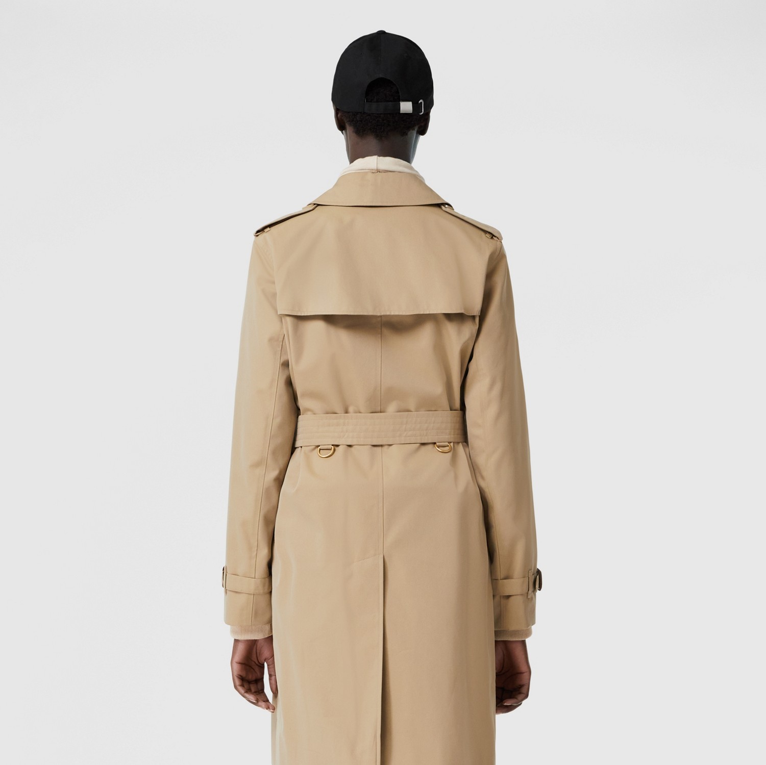 Trench coat Heritage The Kensington medio (Miele) - Donna | Sito ufficiale Burberry®