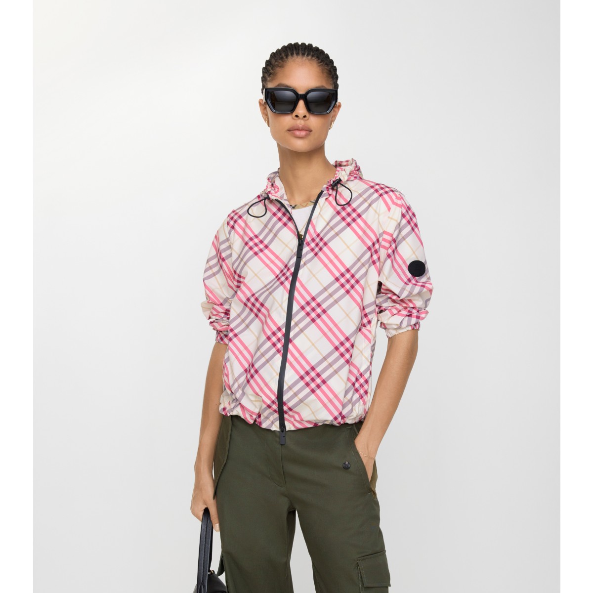  Check Salcombe Hooded Jacket​