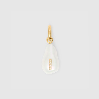 burberry initial charm