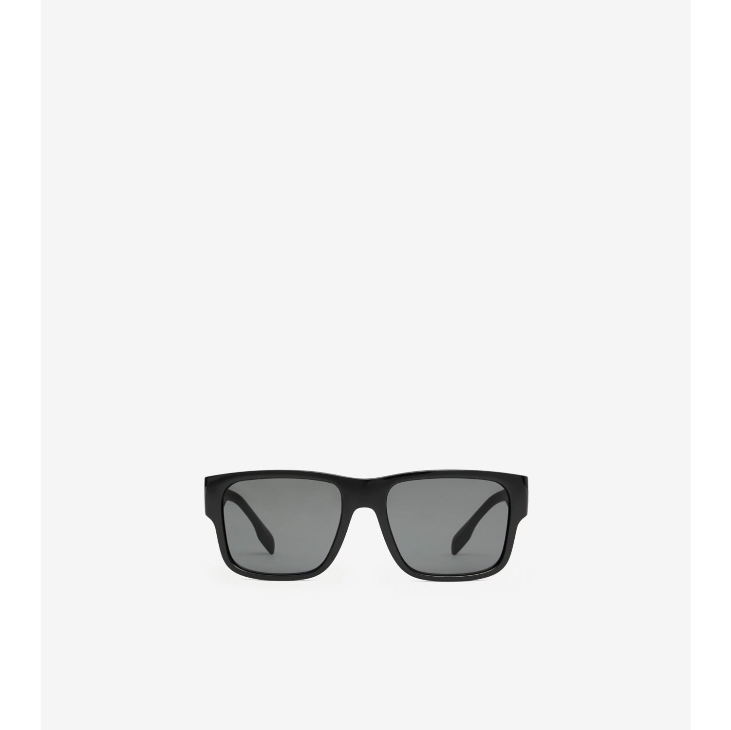 Logo Detail Square Frame Sunglasses in Black - Men | Burberry® Official