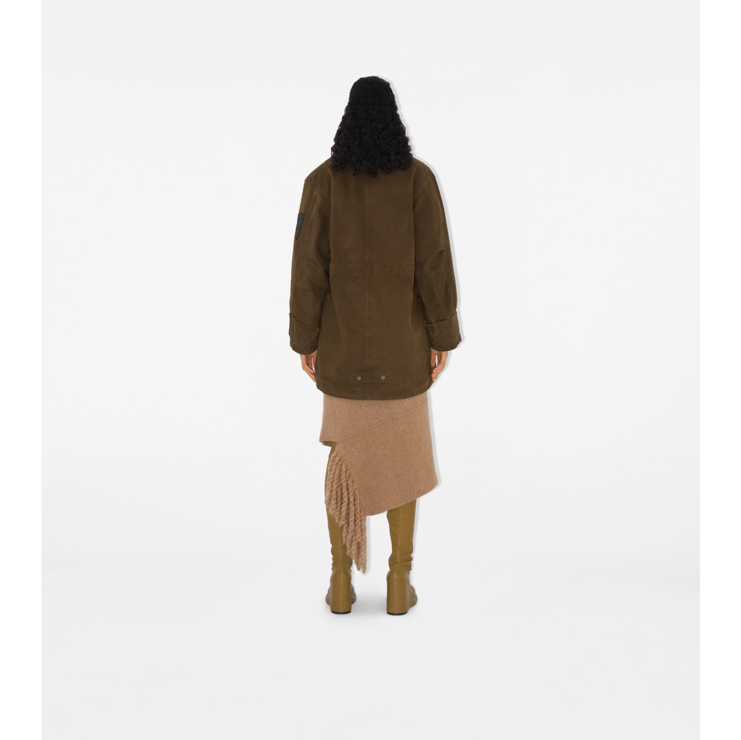 Parka in cotone con imbottitura staccabile
