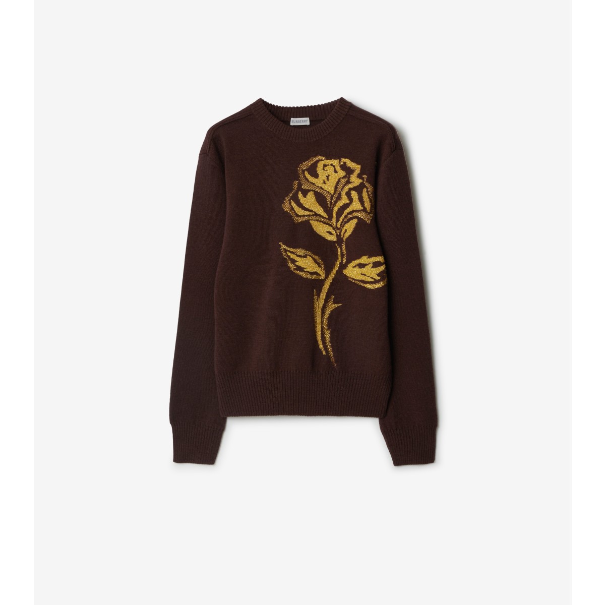 Burberry Rose Wool Blend Sweater In Treacle