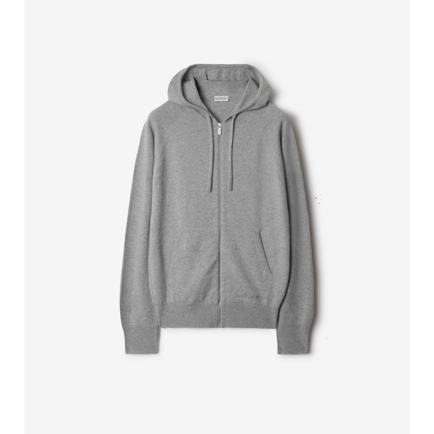 Cashmere Blend Zip Hoodie