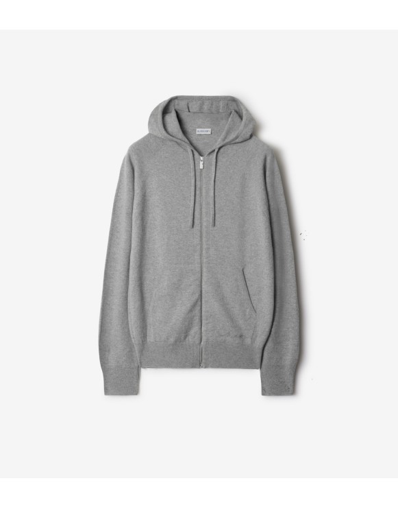 Cashmere Blend Zip Hoodie