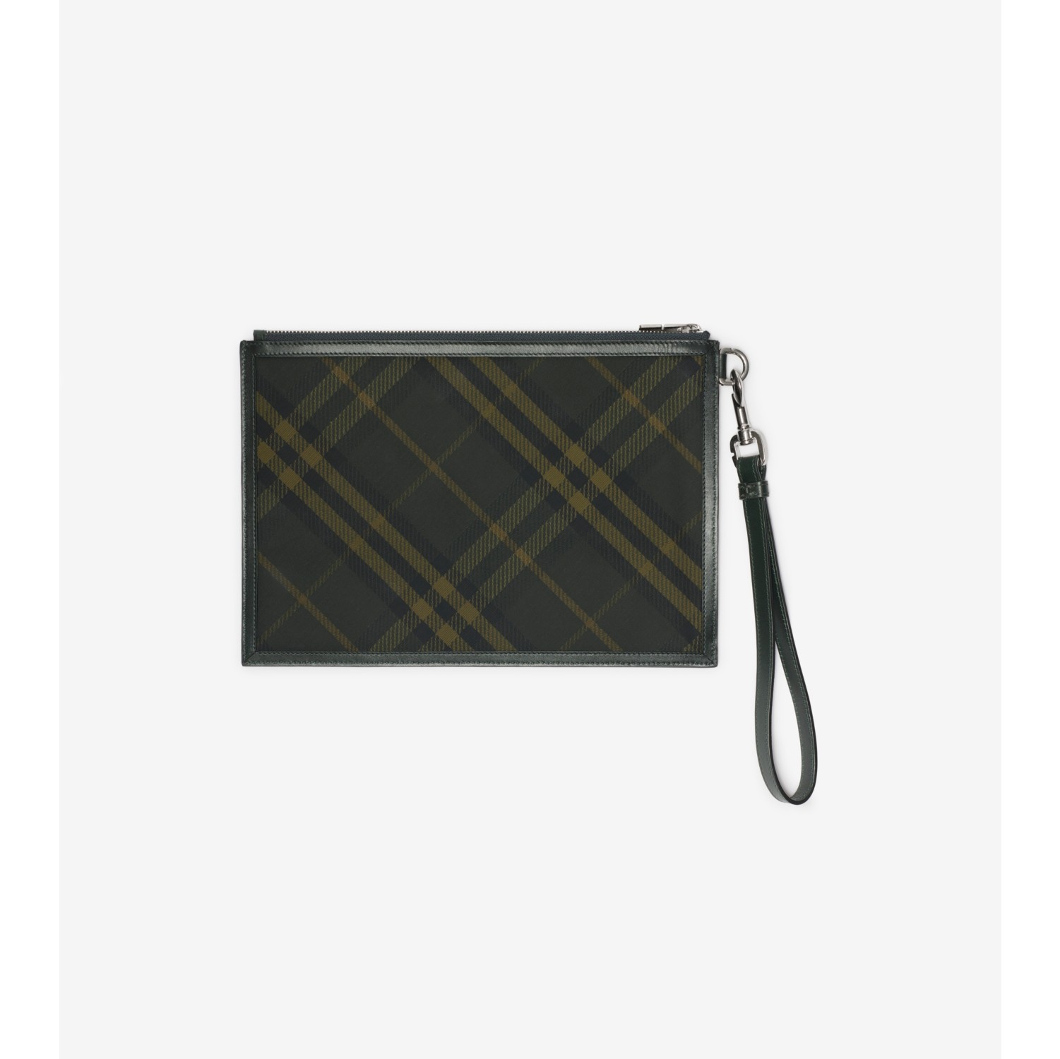 Pochette Check con cerniera