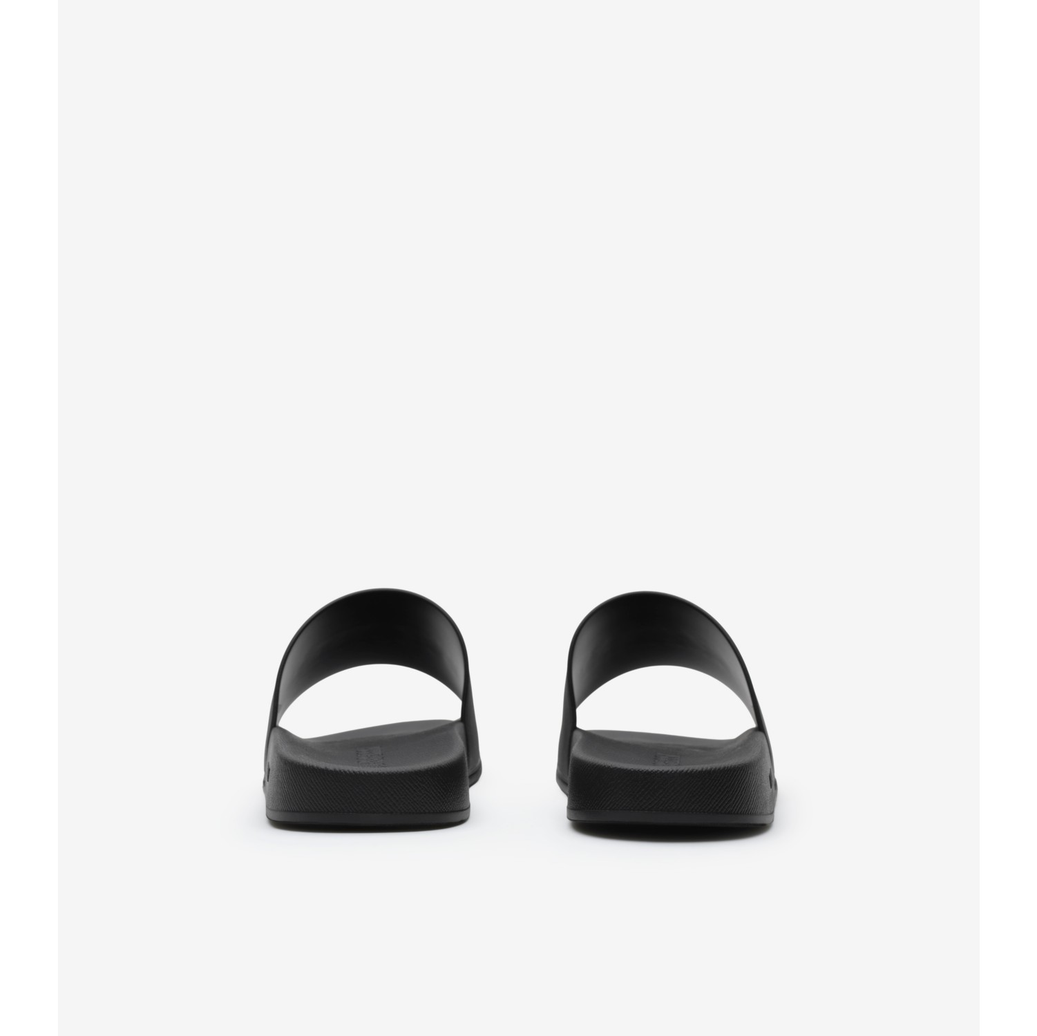 Logo Slides in Black/white - Men | Burberry® Official display picture 3