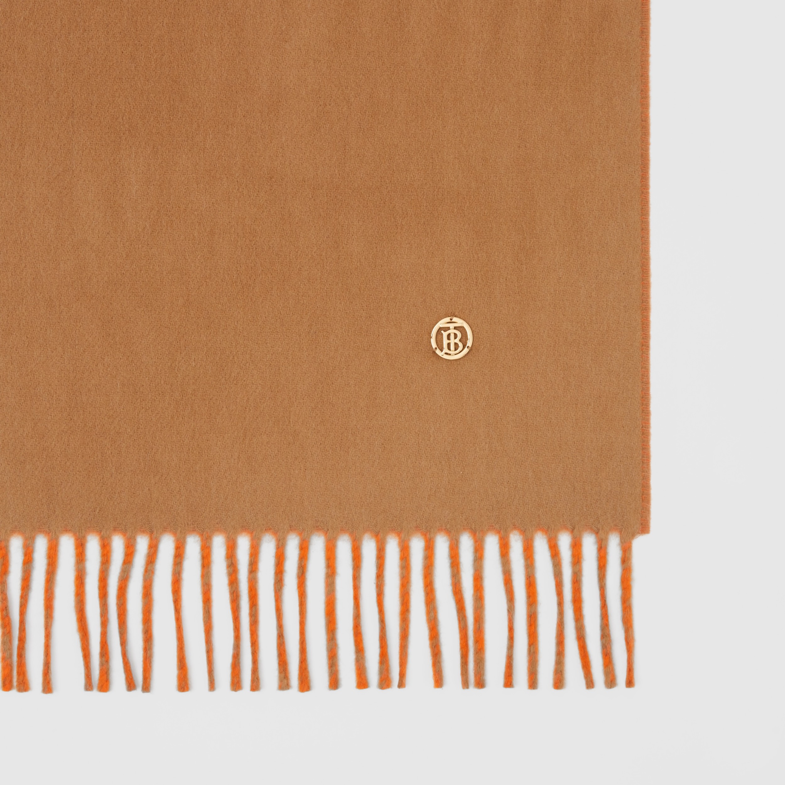 Reversible Monogram Motif Cashmere Scarf in Archive Beige | Burberry ...