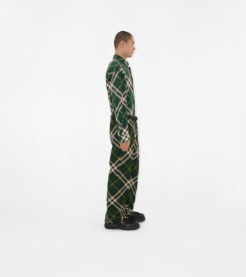 Men's Green Plaid Pajama Set