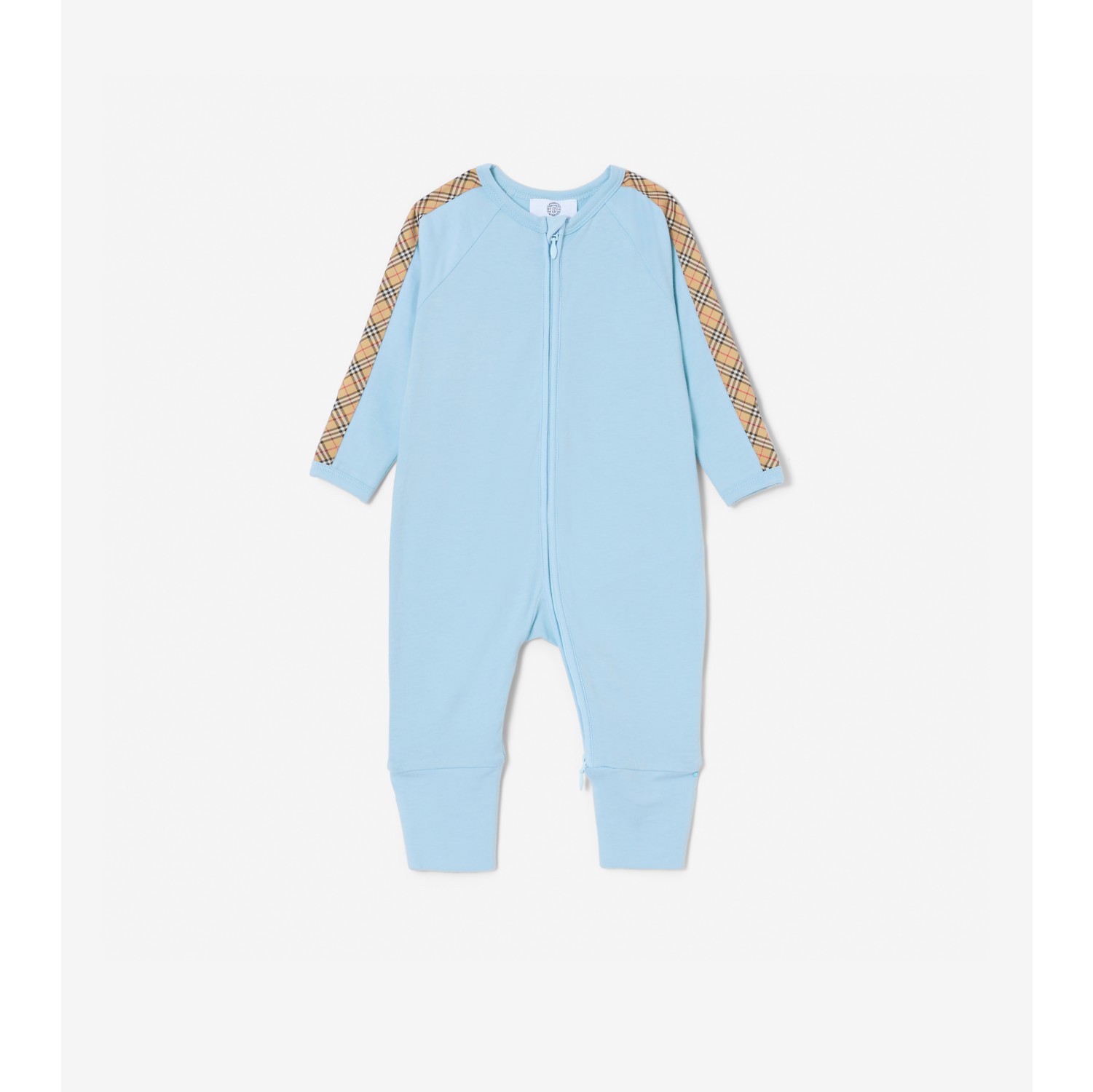 Burberry best sale jumpsuit baby