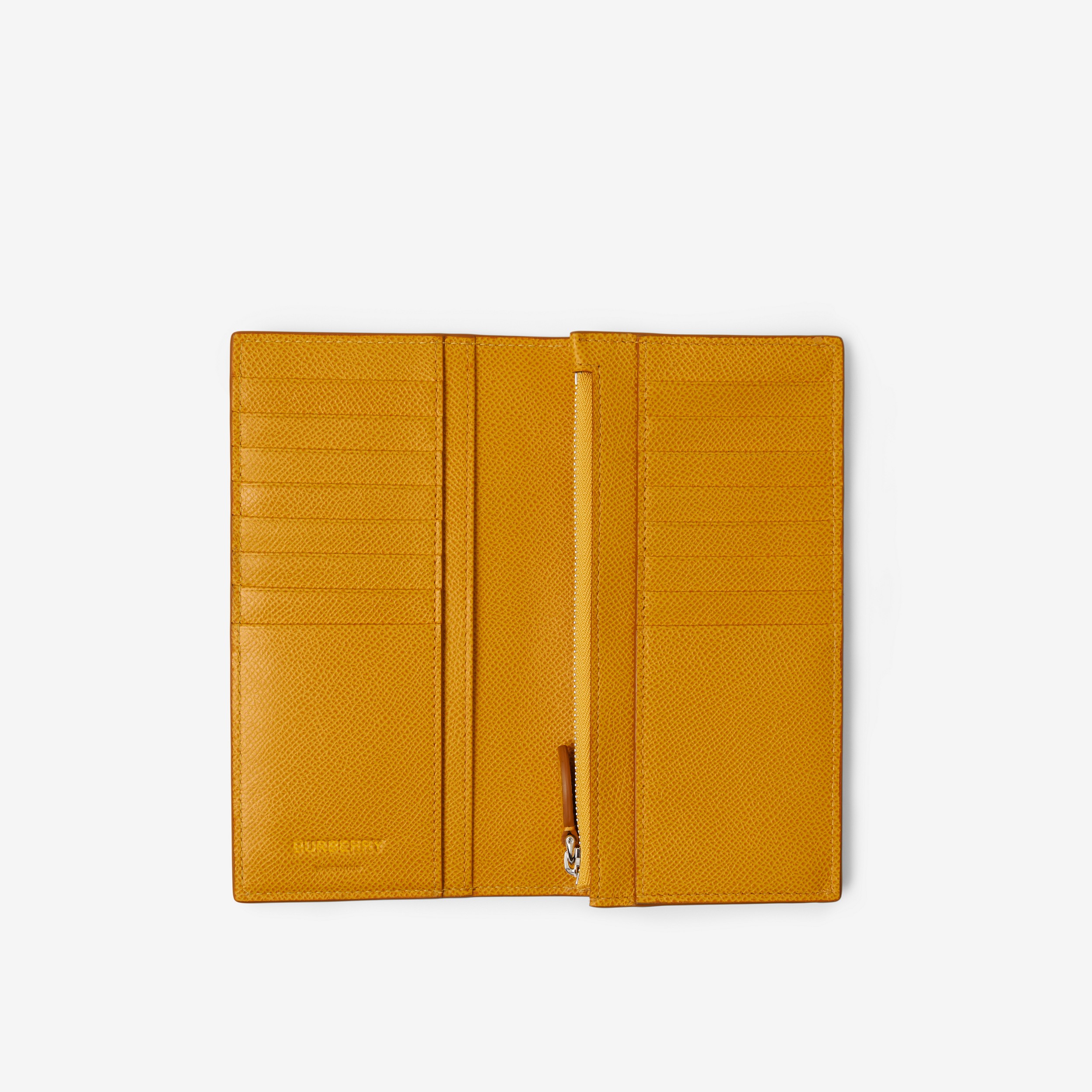Grainy Leather TB Continental Wallet in Marigold - Men | Burberry® Official - 4