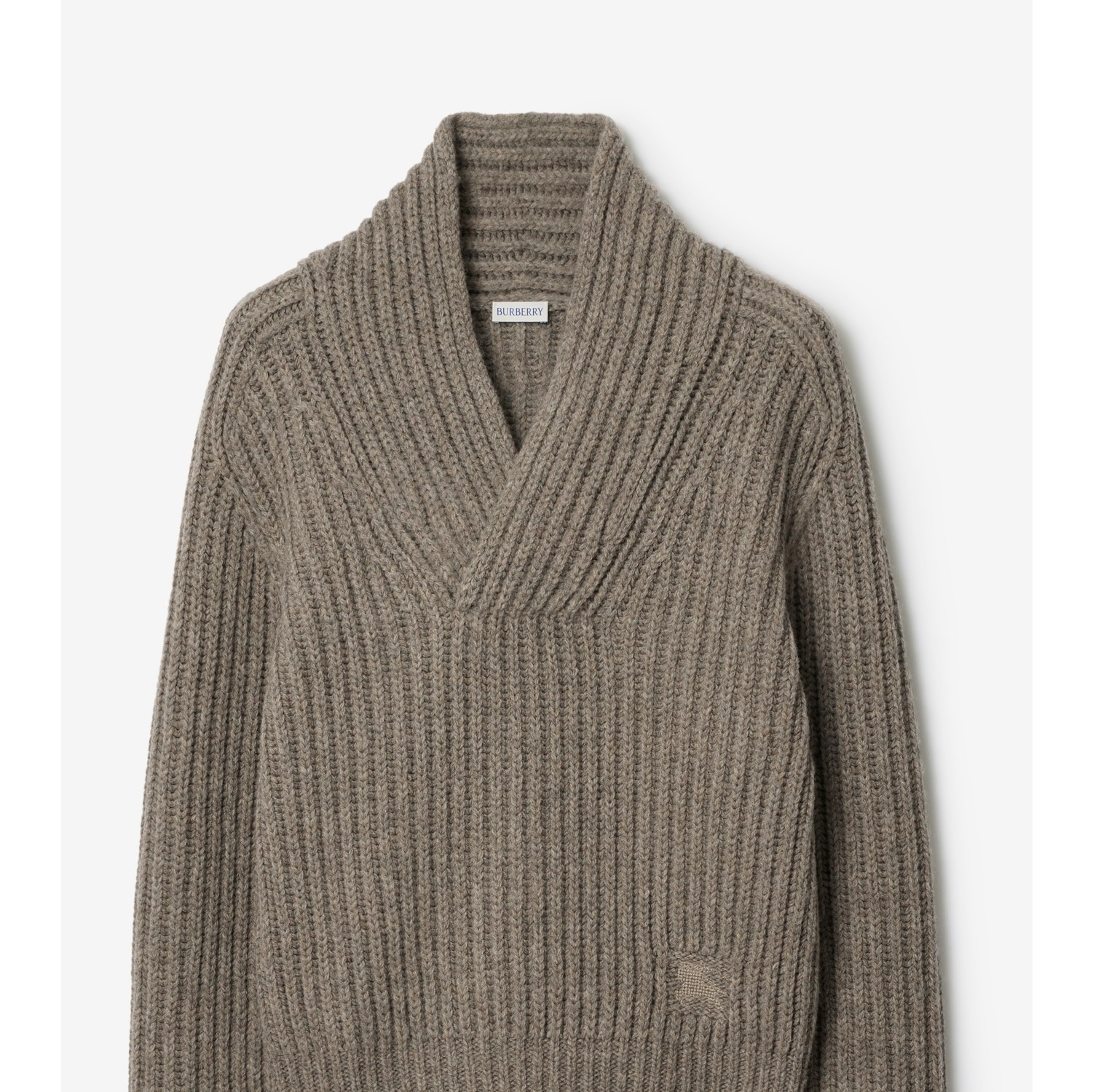 Shawl Collar Wool Sweater