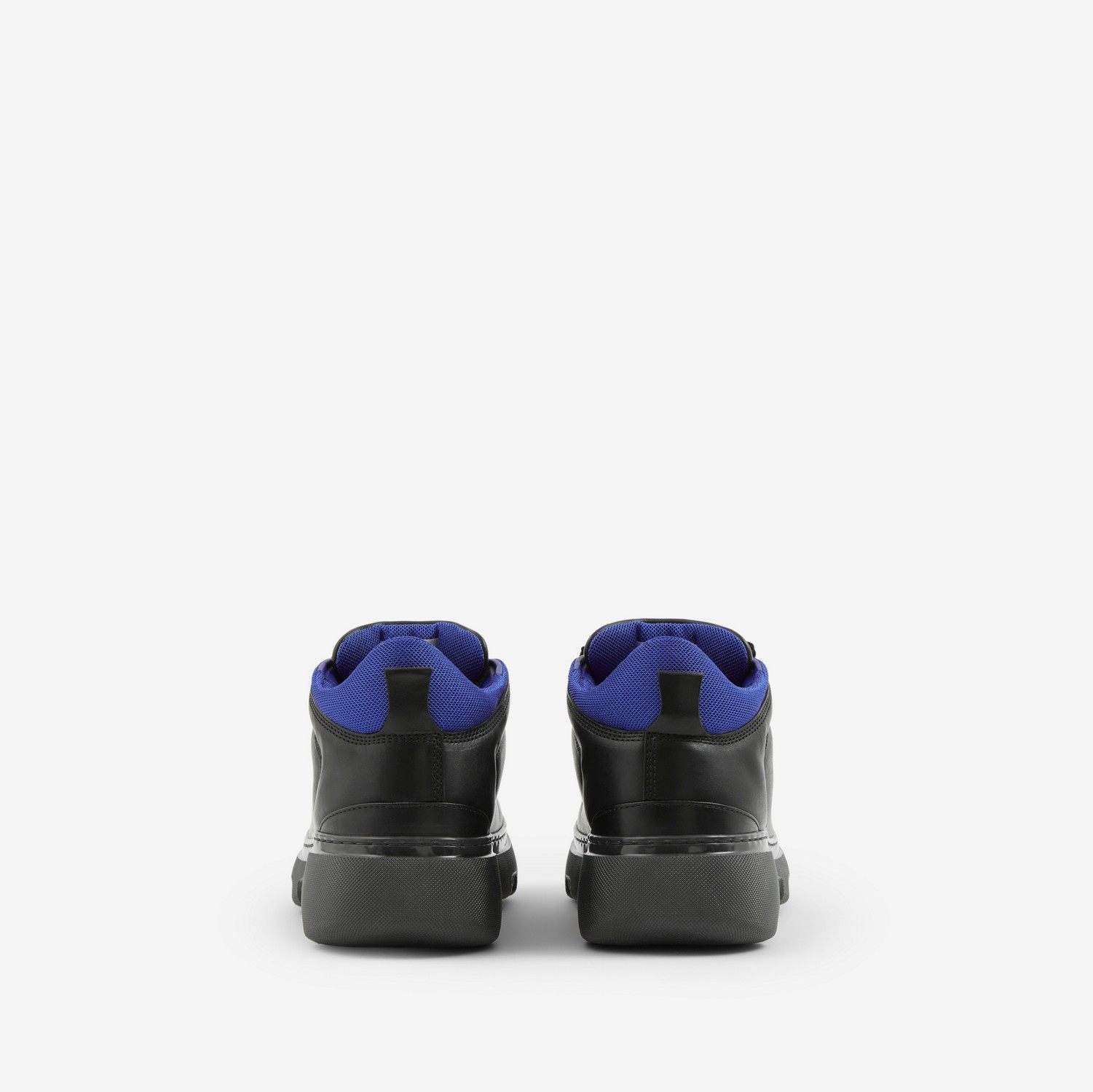 皮革 Trek 靴 (黑色) - 男士 | Burberry® 博柏利官网