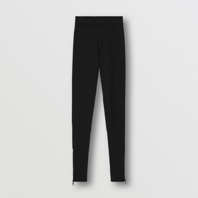 Logo Detail Stretch Jersey Leggings