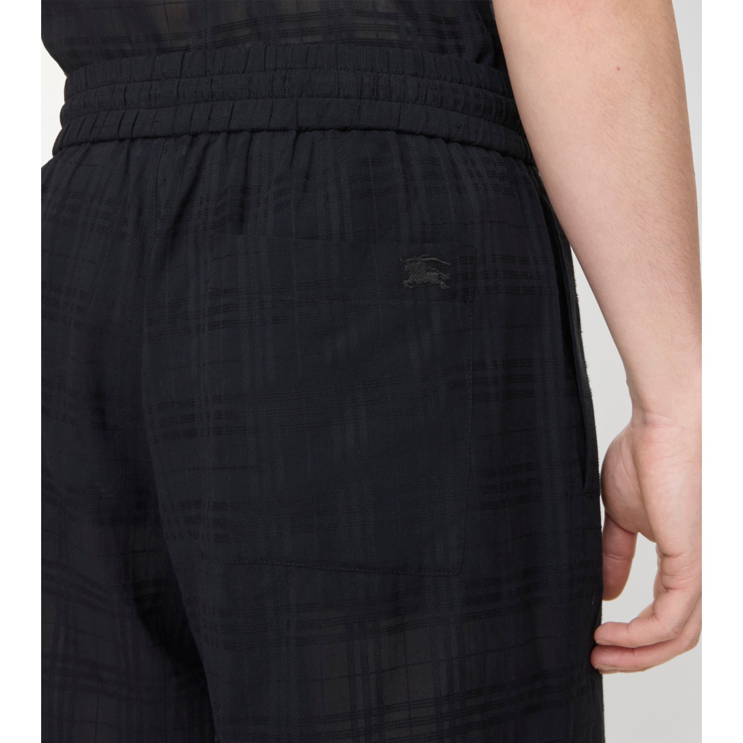 Check Cotton Voile Shorts - thumbnail 3