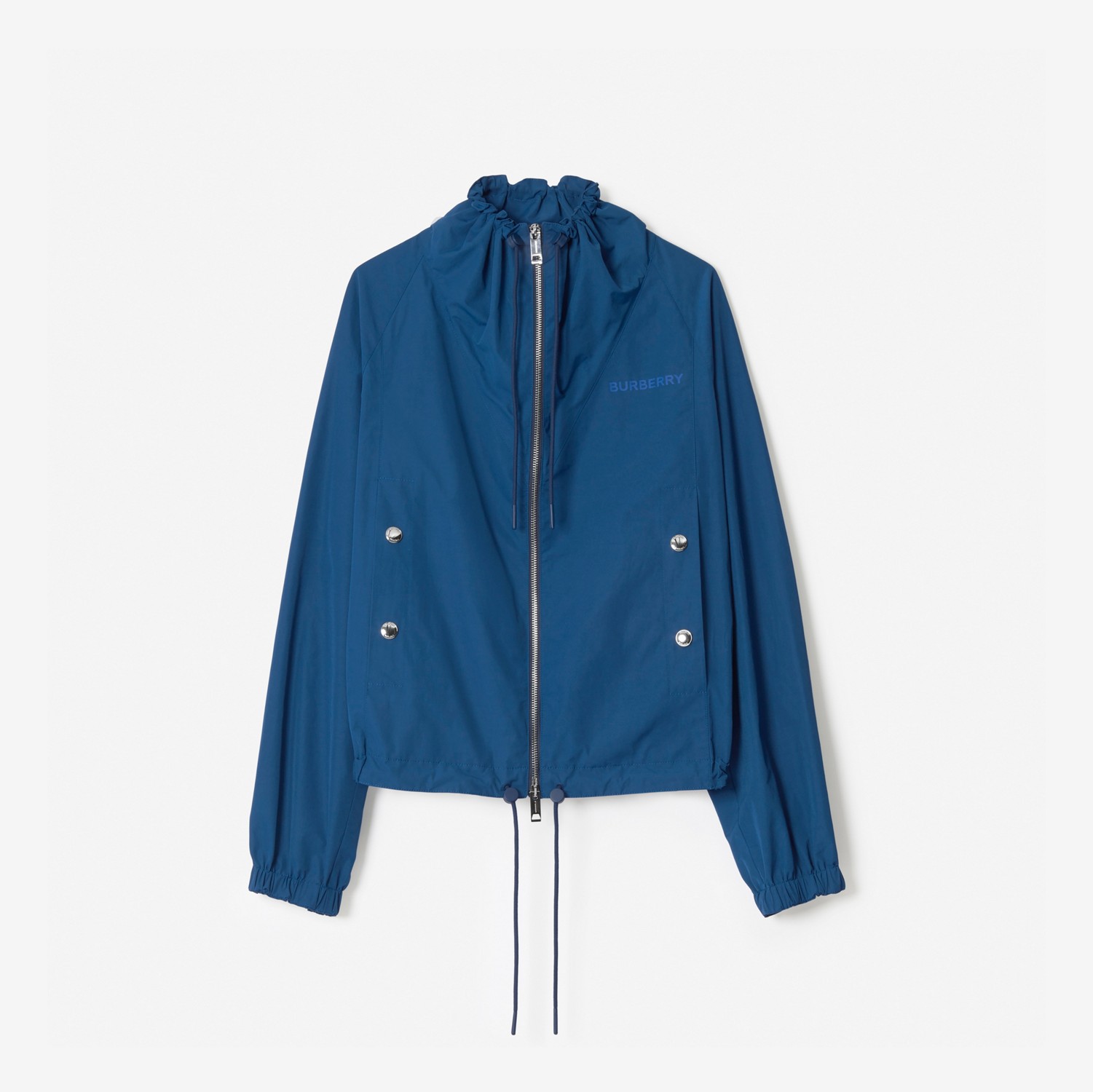 Oversize-Jacke aus Baumwollmischung mit Burberry-Logo (Tiefes Marineblau) - Damen | Burberry®