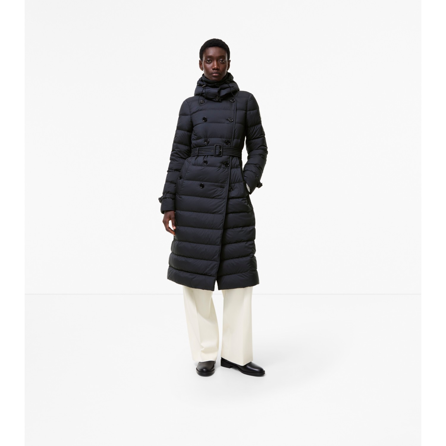 Long Nylon Audley Puffer Coat - thumbnail 7