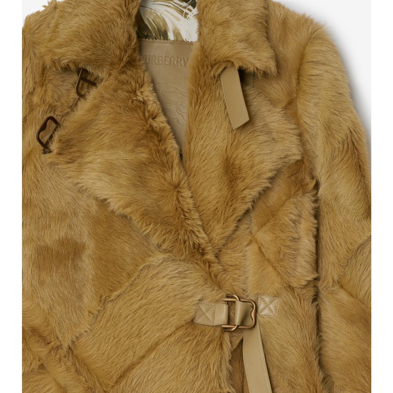 Patchwork Calf Hair Coat