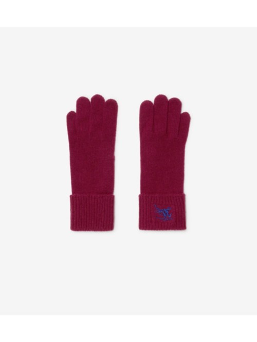 Shop Burberry Cashmere Blend Gloves In Ripple