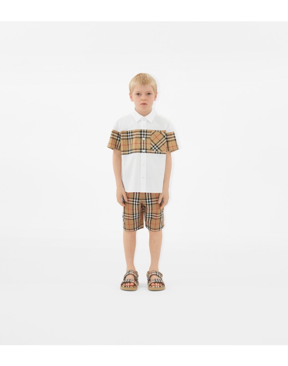 Camisa burberry infantil best sale