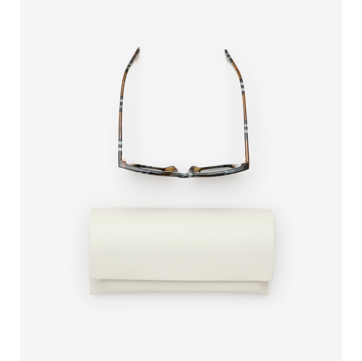 Gafas de sol con montura cuadrada Check