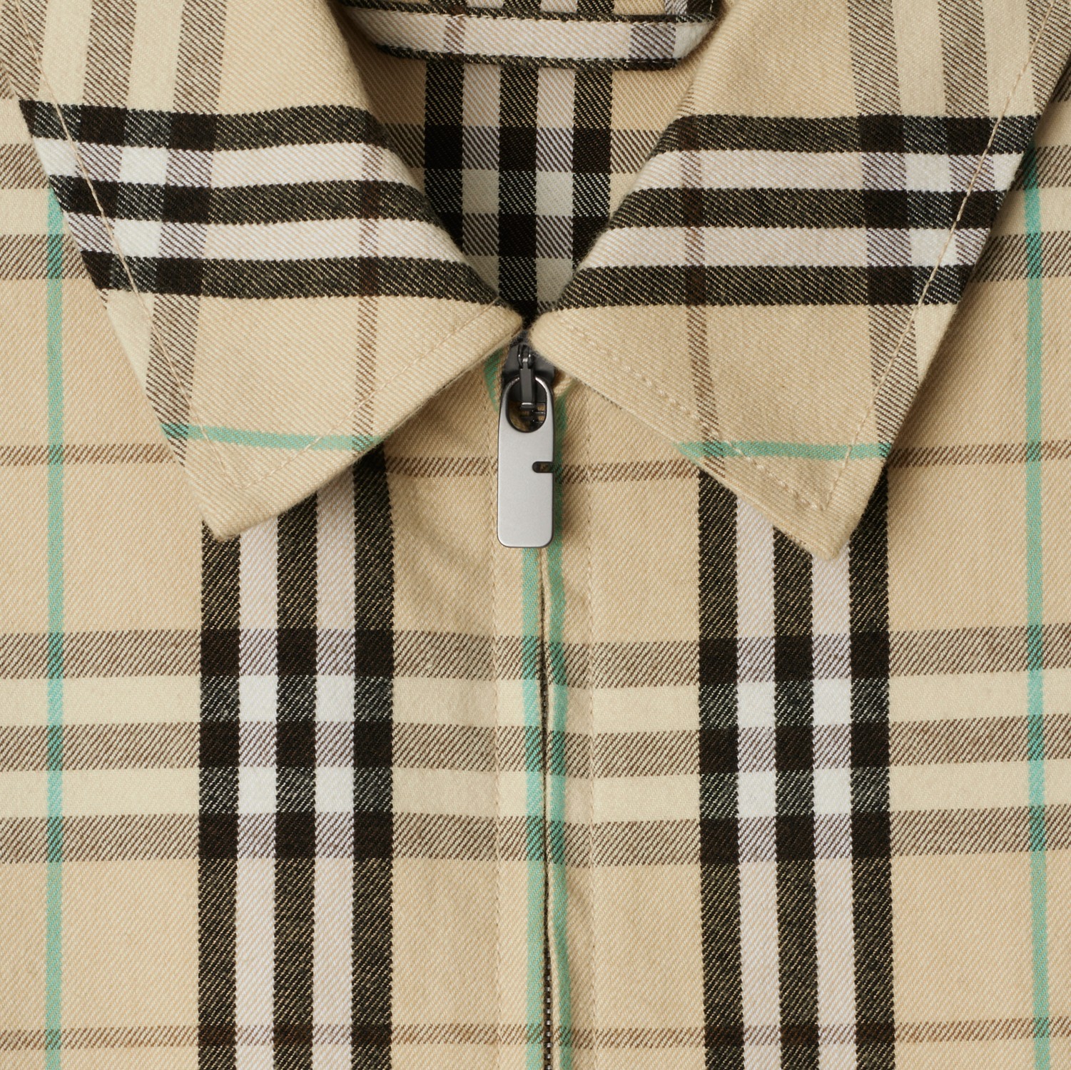 Check Cotton Harrington Jacket in Husk - Men | Burberry Check Cotton Harrington Jacket in Husk - Men | Burberry