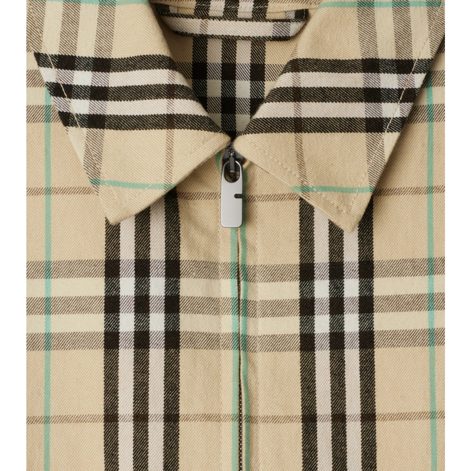 Giacca Harrington in cotone Check