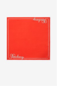 Chinese Valentine's Day Silk Scarf in Red