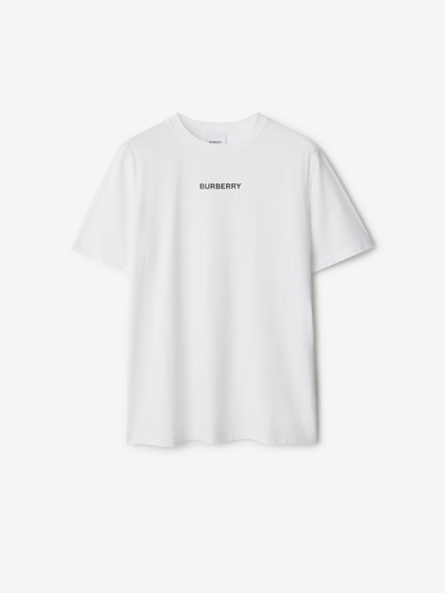 Burberry Stretch Cotton T-shirt In White