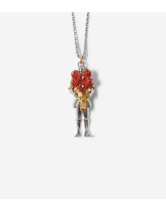 Knight Rose Charm Necklace​