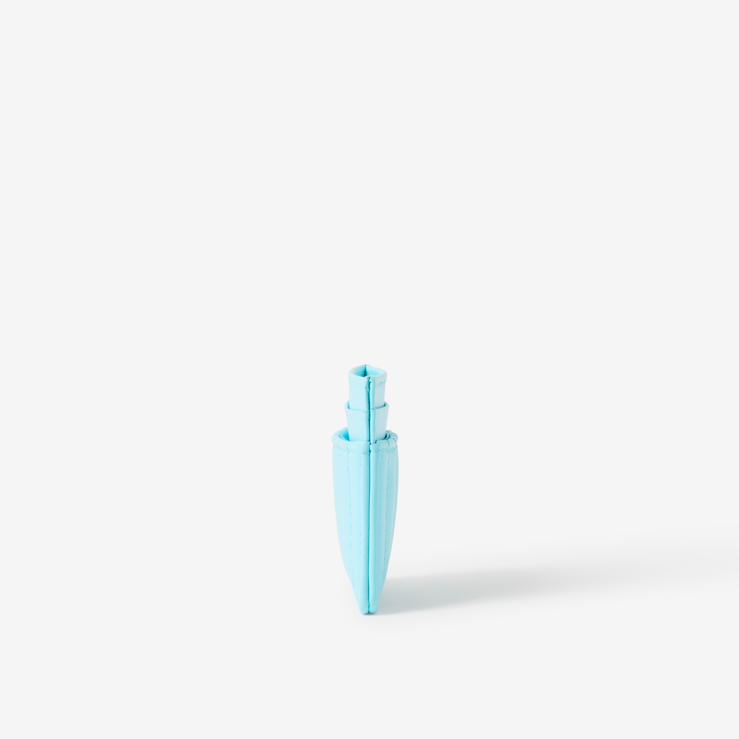 Quilted Leather Lola Card Case in Cool Sky Blue - Women | Burberry® Official - 2