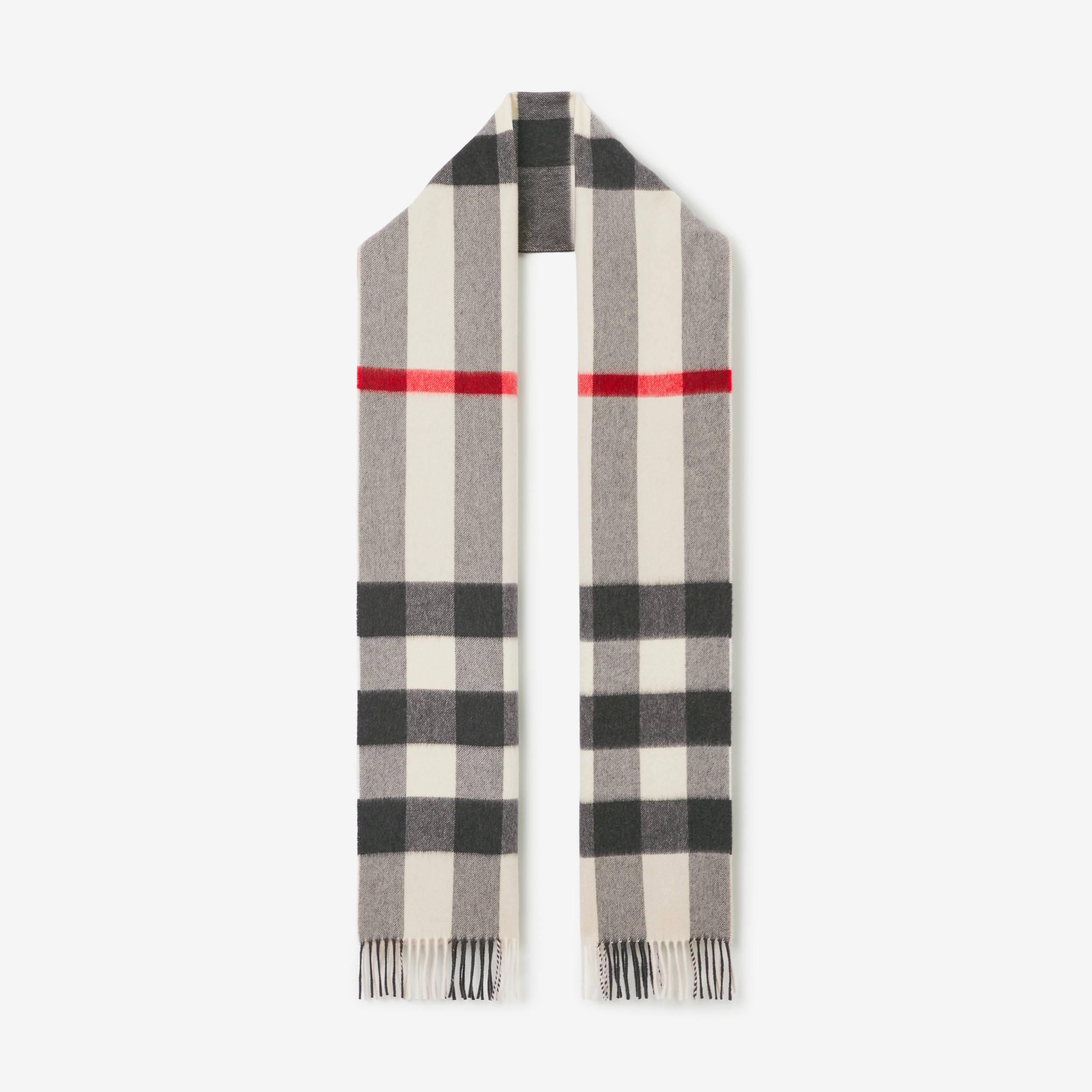 Check Cashmere Scarf in | Official
