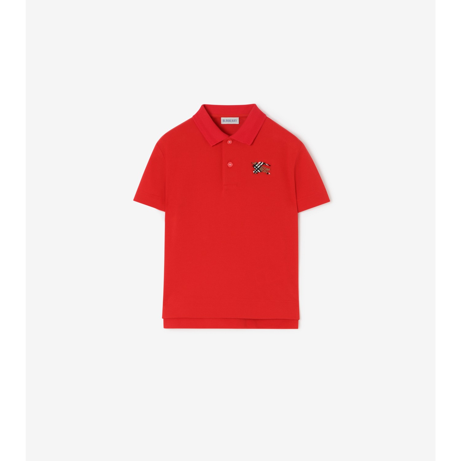 Knight Check Cotton Polo Shirt