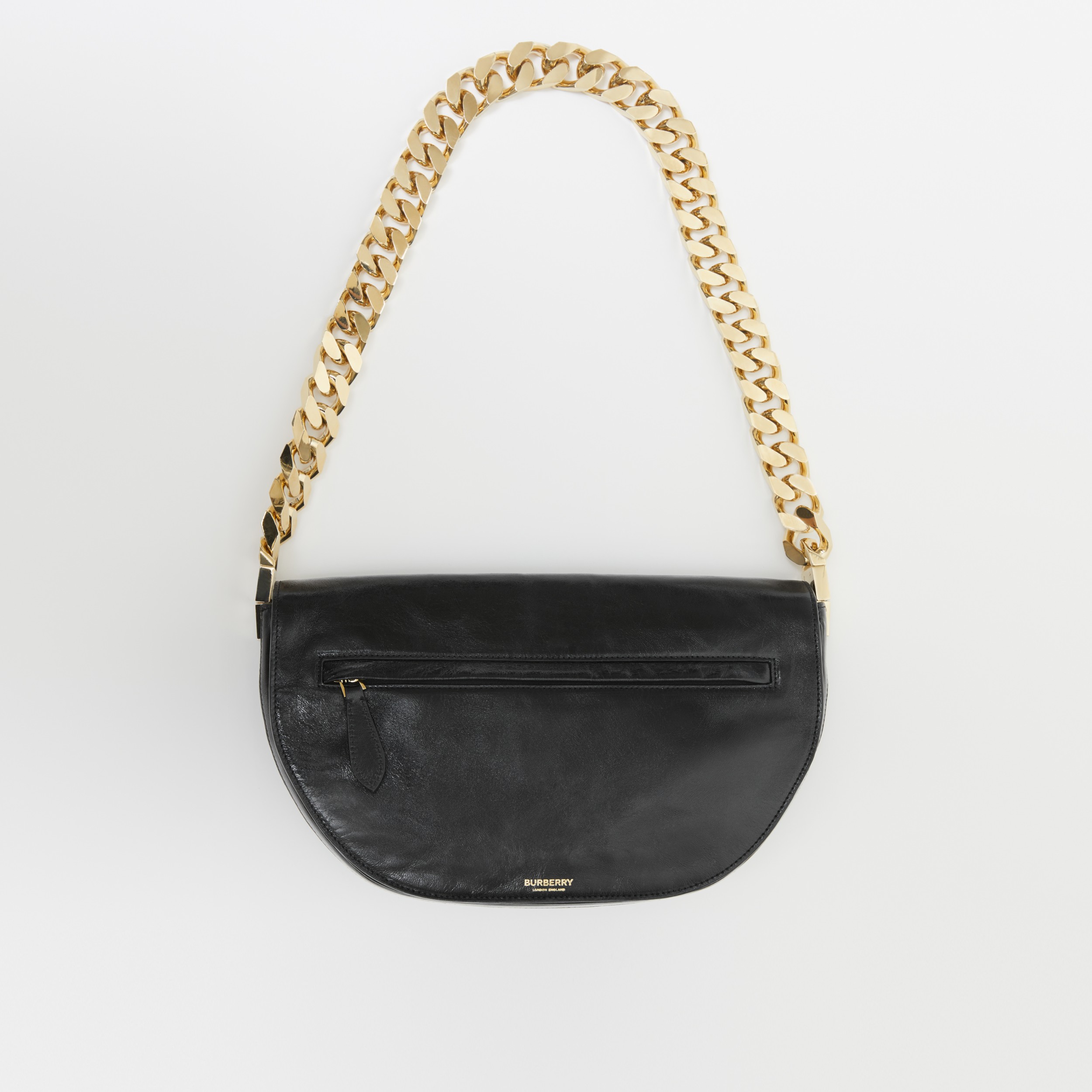 ミディアム ラムスキン オリンピアバッグ ブラック ウィメンズ バーバリー