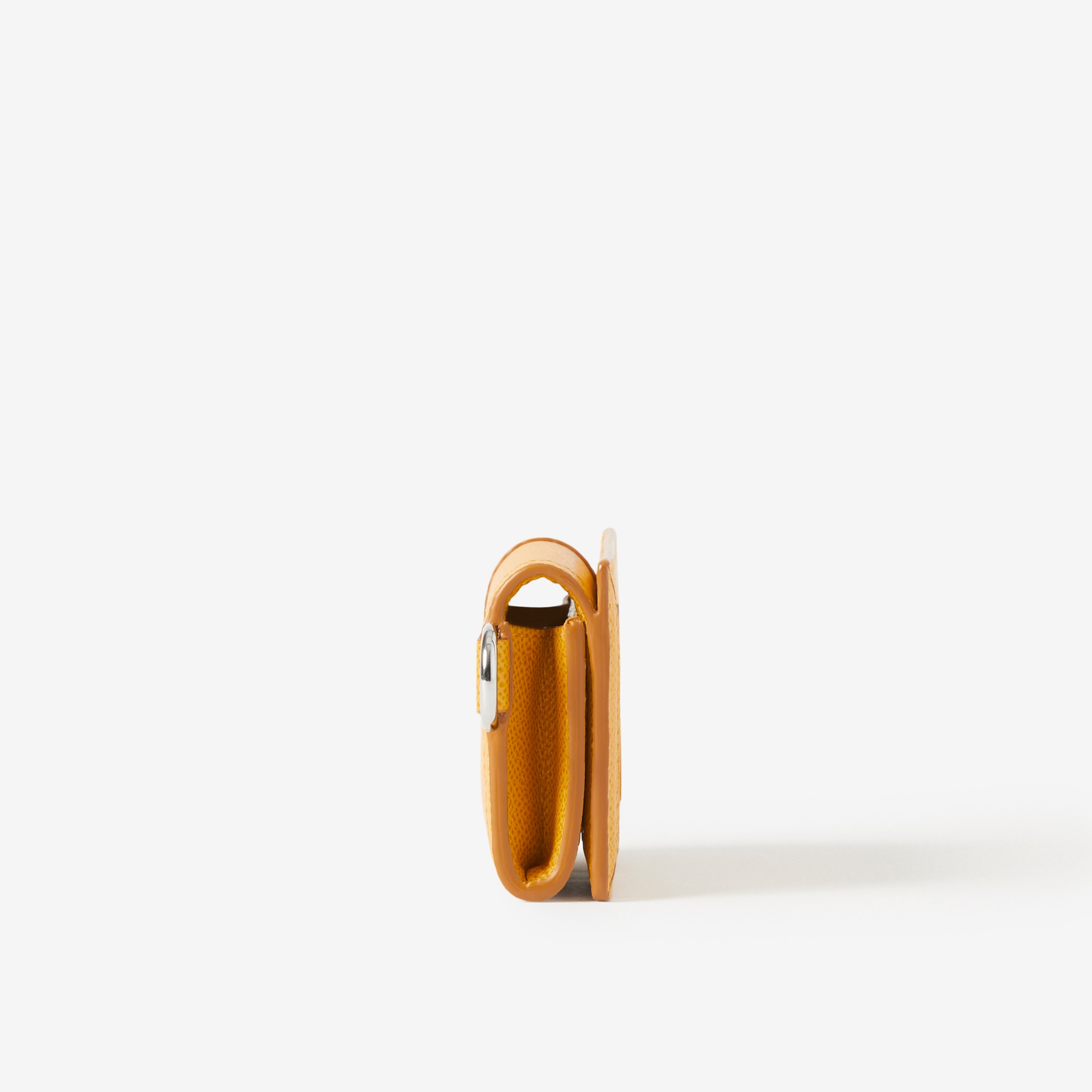 Grainy Leather TB Card Case Lanyard in Marigold - Men | Burberry® Official - 2