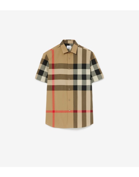 Chemise en coton Check
