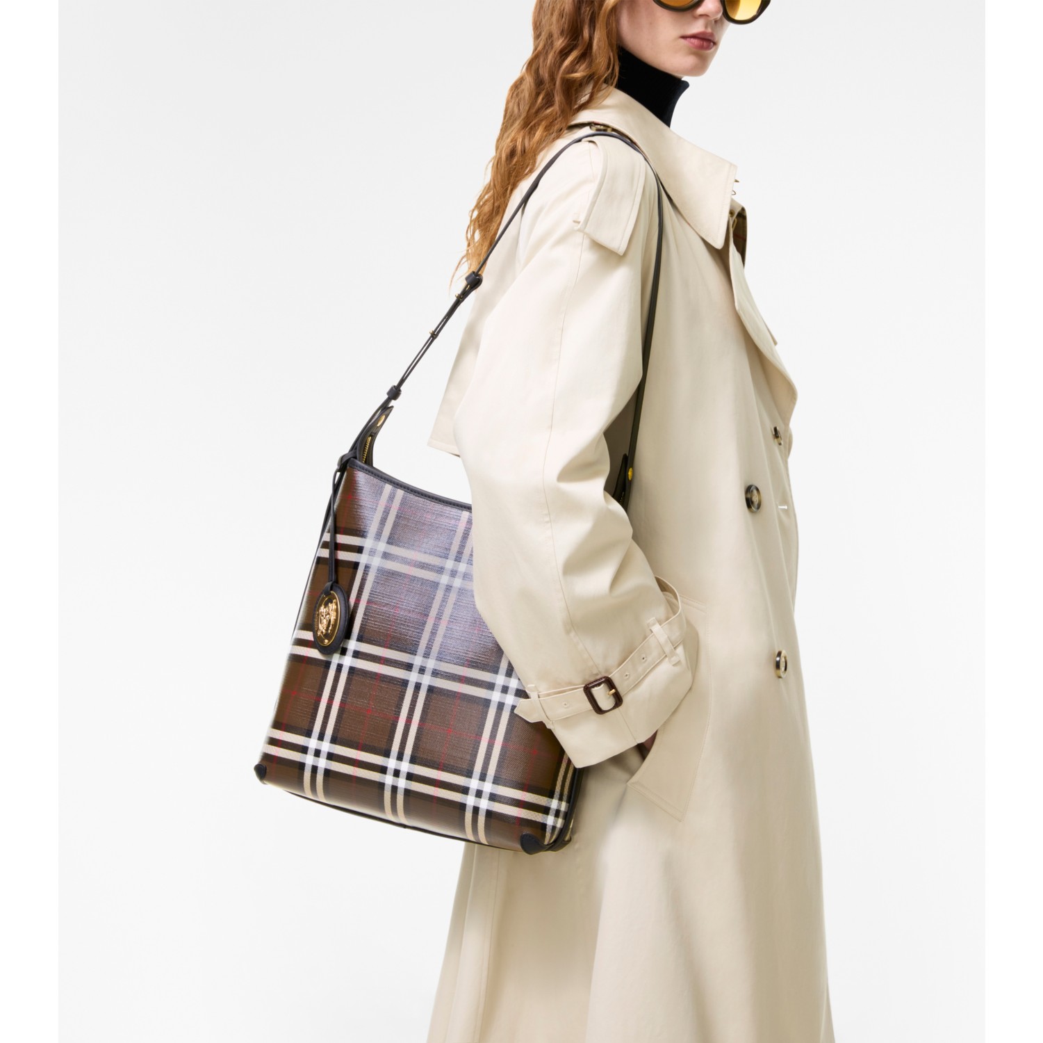 Small Check Shoulder Bag