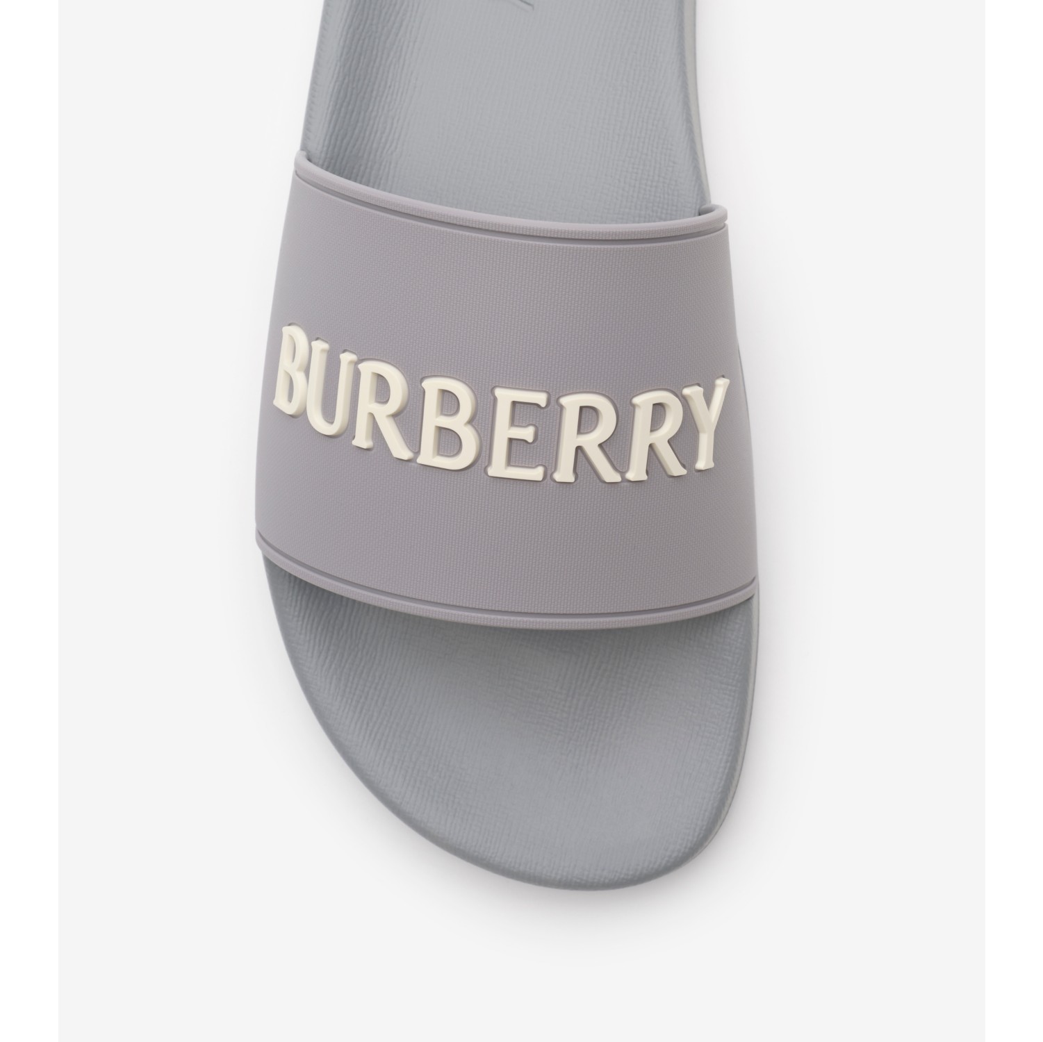 Logo Slides in Marble grey/dove beige - Men | Burberry® Official
